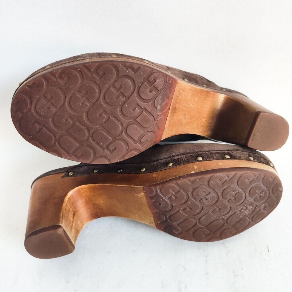 UGG Brown Suede Clogs - Picture 8 of 10